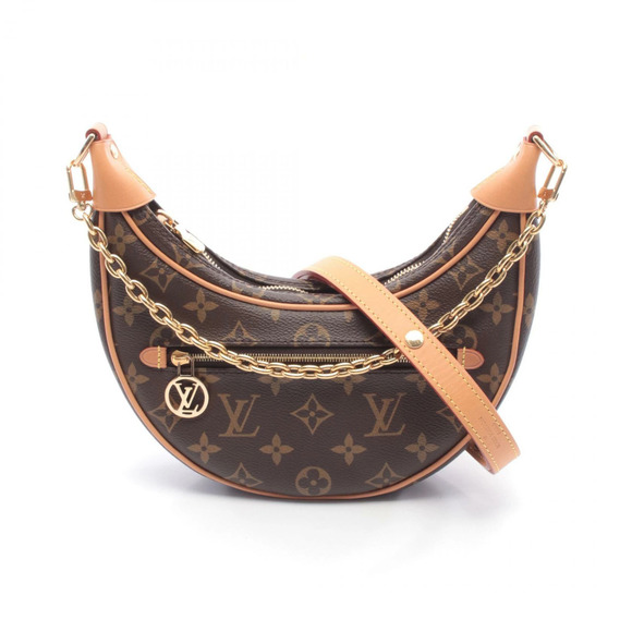 Louis Vuitton Handbags - Louis Vuitton Loop Monogram Shoulder Bag Canvas Leather Brown